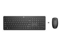 HP Pavilion 400 - Ensemble clavier et souris - USB - noir de jais - pour Pavilion 24, 27, 590, 595, TP01 4CE97AA