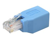 StarTech.com Adaptateur rollover console Cisco pour cable RJ45 Ethernet - M/F - Câble d'adaptateur réseau - RJ-45 (M) pour RJ-45 (F) - bleu ROLLOVER
