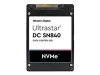 WD Ultrastar DC SN840 WUS4BA119DSP3X4 - SSD - chiffré - 1920 Go - interne - 2.5" - U.2 PCIe 3.1 x4 (NVMe) - TCG Ruby Encryption 0TS2053