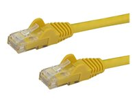 StarTech.com Câble réseau Cat6 UTP sans crochet de 10 m - Cordon Ethernet RJ45 anti-accroc - Câble patch - M/M - Jaune - Cordon de raccordement - RJ-45 (M) pour RJ-45 (M) - 10 m - CAT 6 - moulé, sans crochet - jaune N6PATC10MYL