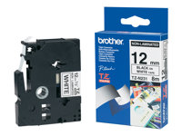 Brother TZe-N231 - Noir sur blanc - Rouleau (1,2 cm x 8 m) 1 cassette(s) bande non plastifiée - pour Brother PT-D600, H110; P-Touch PT-1005, 1010, D210, D400, D450, E550, H110, P900, P950 TZEN231