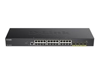 D-Link DGS 1250-28X - Commutateur - L3 Lite - intelligent - 24 x 10/100/1000 + 4 x 10 Gigabit SFP+ - Montable sur rack DGS-1250-28X/E