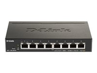 D-Link DGS 1100-08PV2 - Commutateur - intelligent - 8 x 10/100/1000 (PoE) - de bureau - PoE (64 W) DGS-1100-08PV2/E