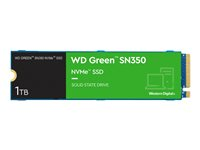 WD Green SN350 NVMe SSD WDS100T3G0C - SSD - 1 To - interne - M.2 2280 - PCIe 3.0 x4 (NVMe) WDS100T3G0C