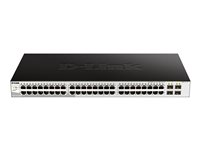 D-Link DGS 1210-52/ME - Commutateur - Géré - 48 x 10/100/1000 + 4 x Gigabit SFP - Montable sur rack DGS-1210-52/ME/E