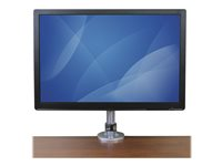 StarTech.com Monitor Desk Mount - Adjustable - For up to 34" (30.9lb/14kg) Displays - Kit de montage - bras réglable - pour Écran LCD - plastique, acier - noir - Taille d'écran : 12"-24" - montrable sur bureau - pour P/N: ARMSTS, ARMSTSLG, STSCART ARMPIVOT
