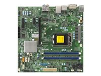 SUPERMICRO X11SSQ-L - Carte-mère - micro ATX - Socket LGA1151 - H110 Chipset - USB 3.0 - Gigabit LAN - carte graphique embarquée (unité centrale requise) - audio HD (8 canaux) - pour SC731; SC732; SC823M; SC825 MBD-X11SSQ-L-B