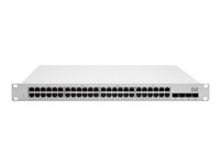 Cisco Meraki Cloud Managed MS250-48FP - Commutateur - C3 - Géré - 48 x 10/100/1000 (PoE+) + 4 x SFP+ - de bureau, Montable sur rack - PoE+ (740 W) MS250-48FP-HW