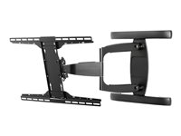 Peerless Universal Full-Motion Plus Wall Mount SA761PU - Kit de montage (support mural) - pour écran plat - résine époxyde fondue - noir brillant - Taille d'écran : 39"-75" - Interface de montage : 600 x 400 mm - montable sur mur SA761PU